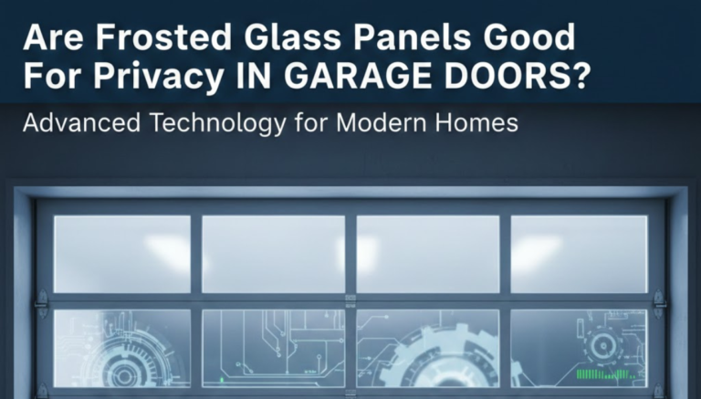 Are Frosted Glass Panels Good For Privacy in Garage Doors?