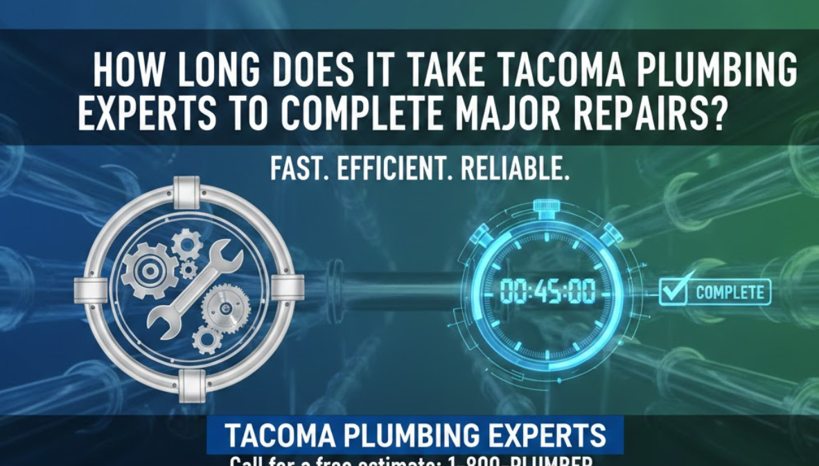 How Long Does It Take Tacoma Plumbing Experts to Complete Major Repairs?